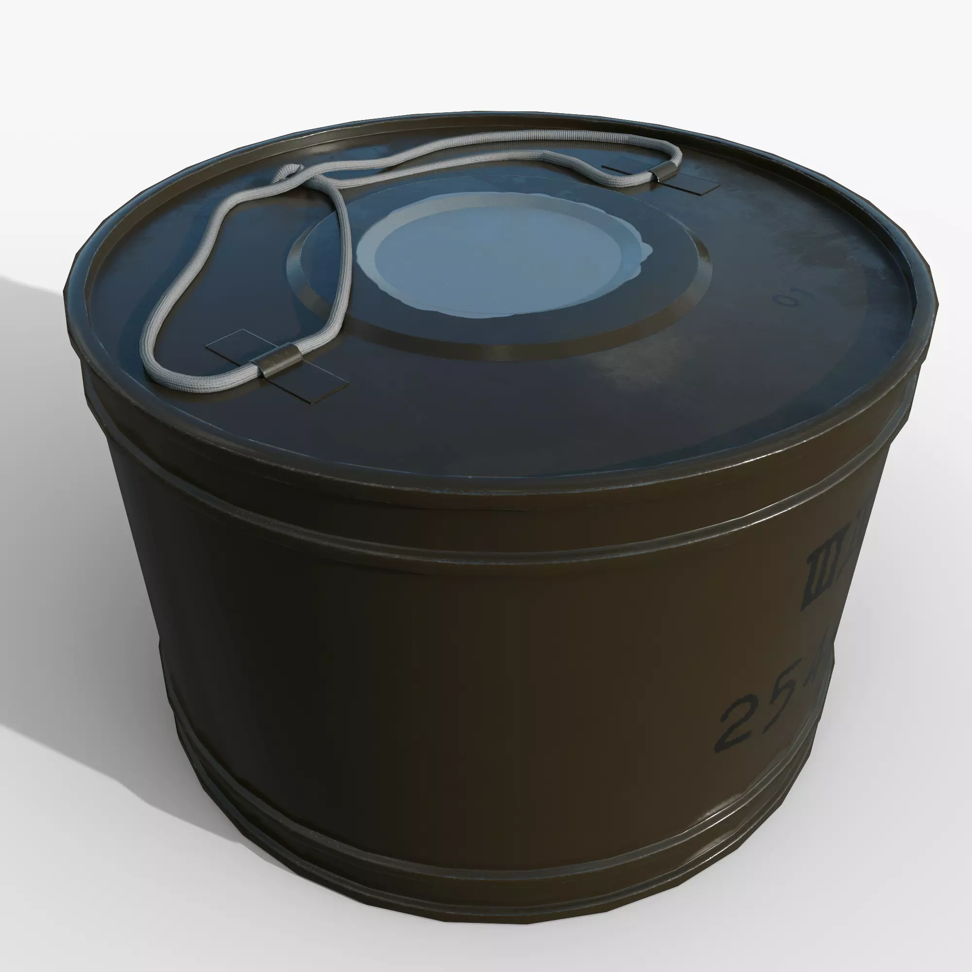 Smoke bomb DM-11 Low-poly 3D model_0