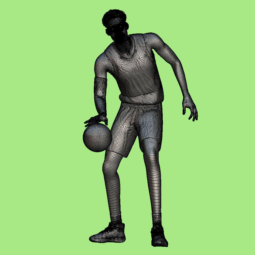 3D Rigged Victor Wembanyama Spurs NBA 3D model_7
