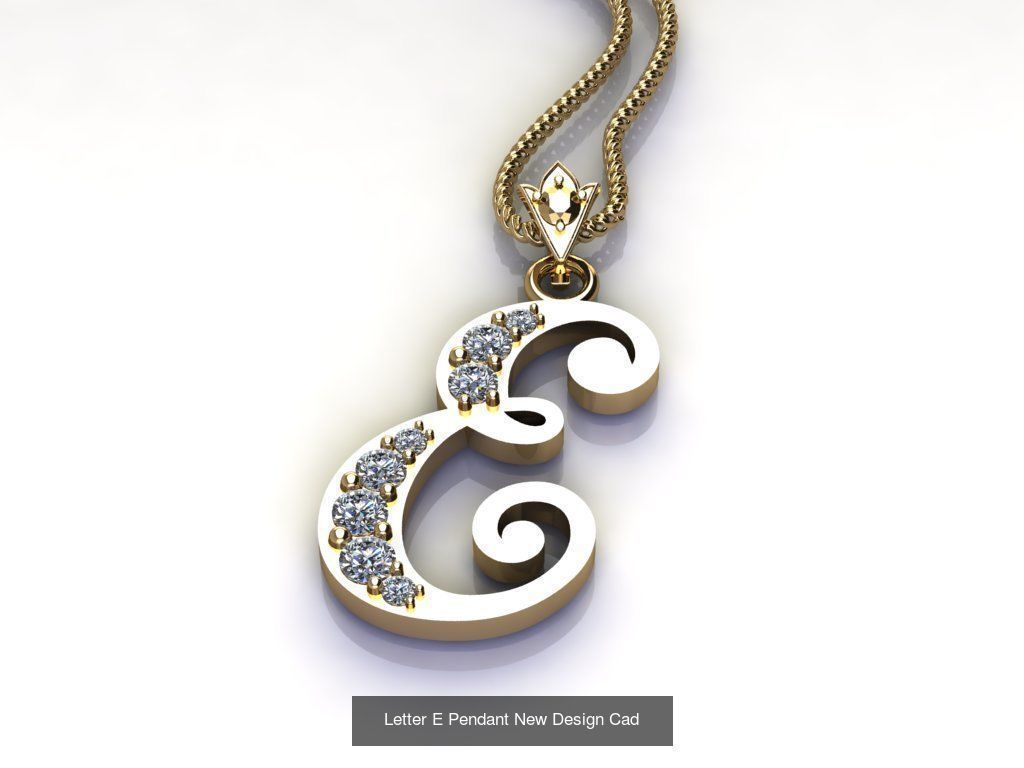 Alphabet English Pendant Version 1 Album  3D Model Collection_24