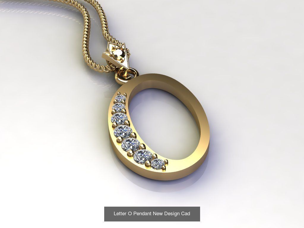 Alphabet English Pendant Version 1 Album  3D Model Collection_14