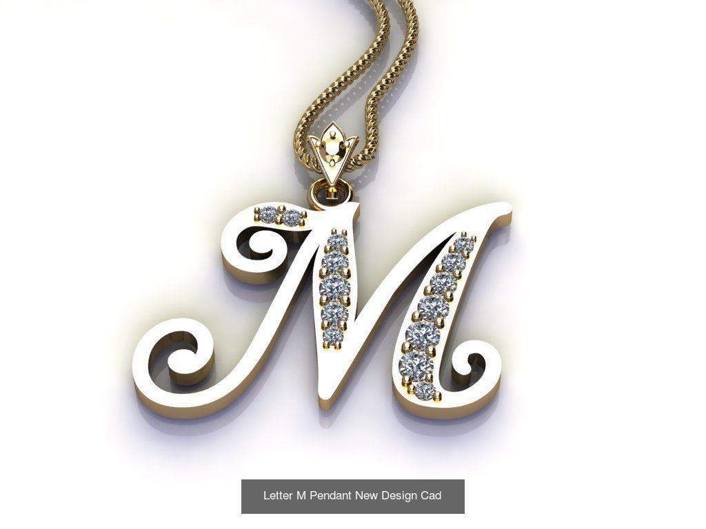 Alphabet English Pendant Version 1 Album  3D Model Collection_16