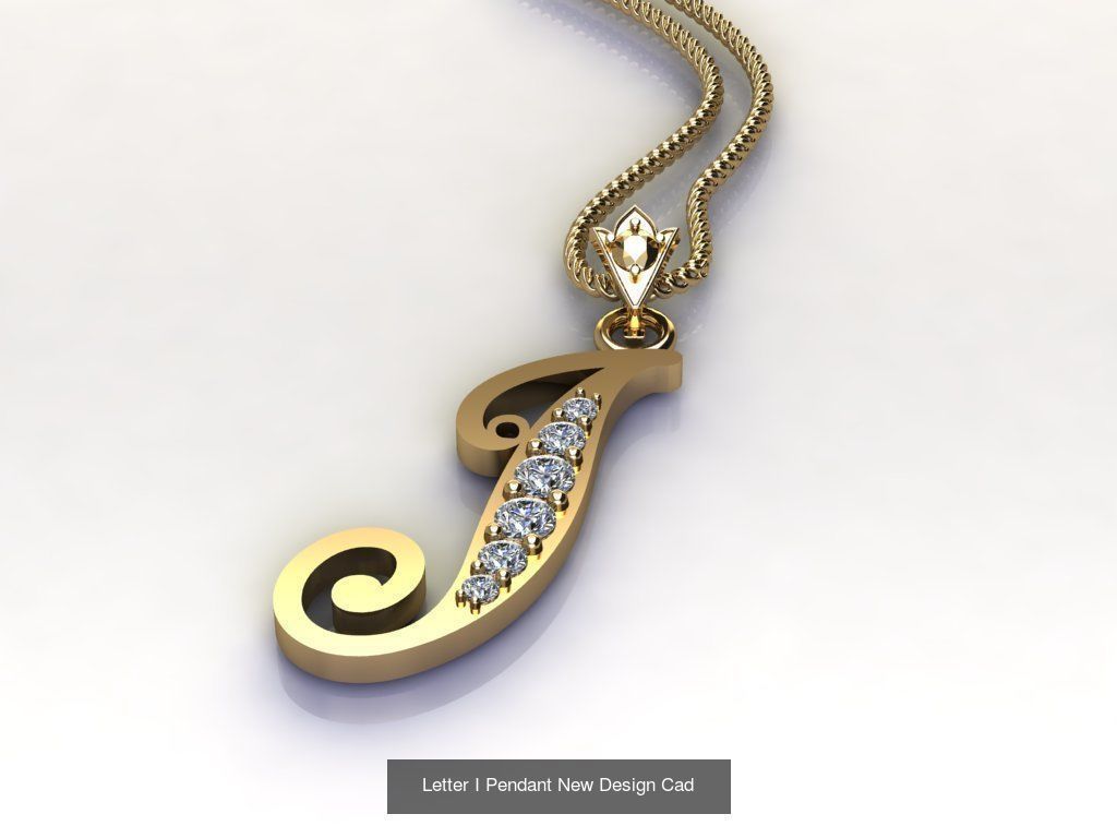 Alphabet English Pendant Version 1 Album  3D Model Collection_20