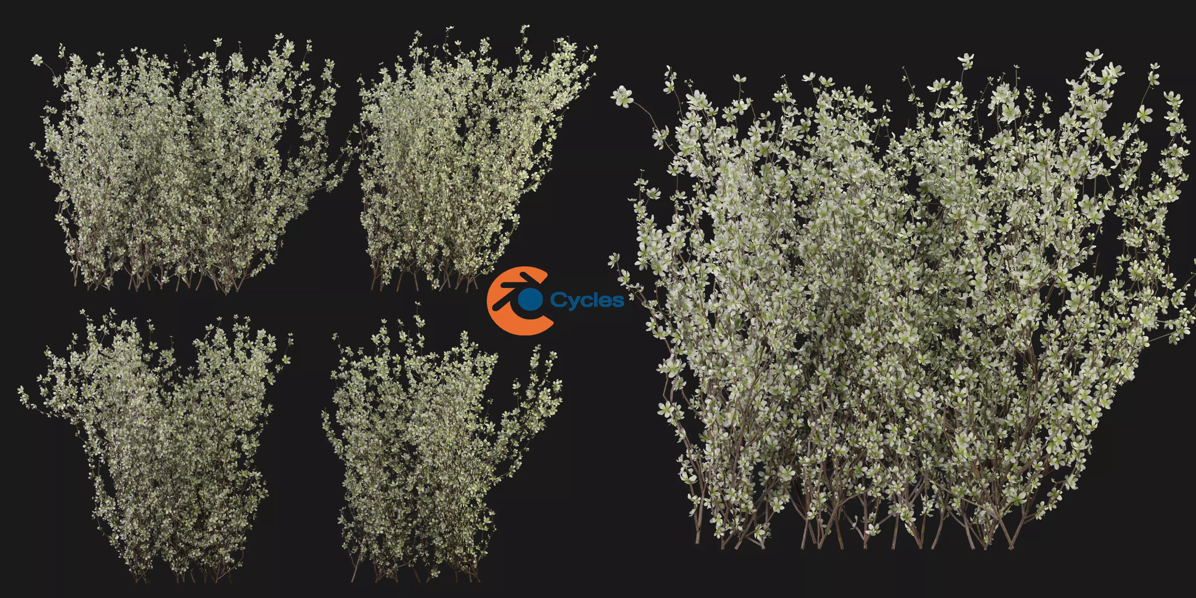Collection plant vol 355 - blender model 3D model