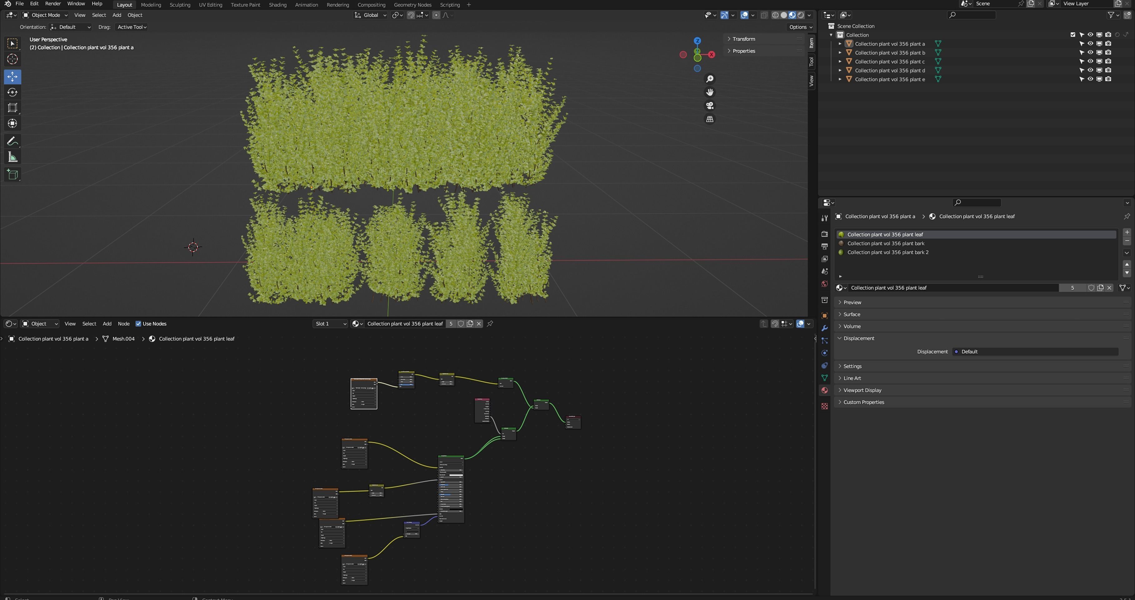 Collection plant vol 356 - blender model  3D model_6