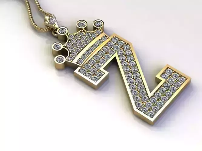 Z Letter Pendant