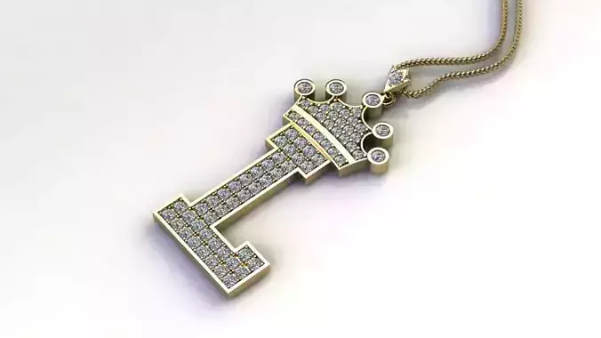 L Letter Pendant