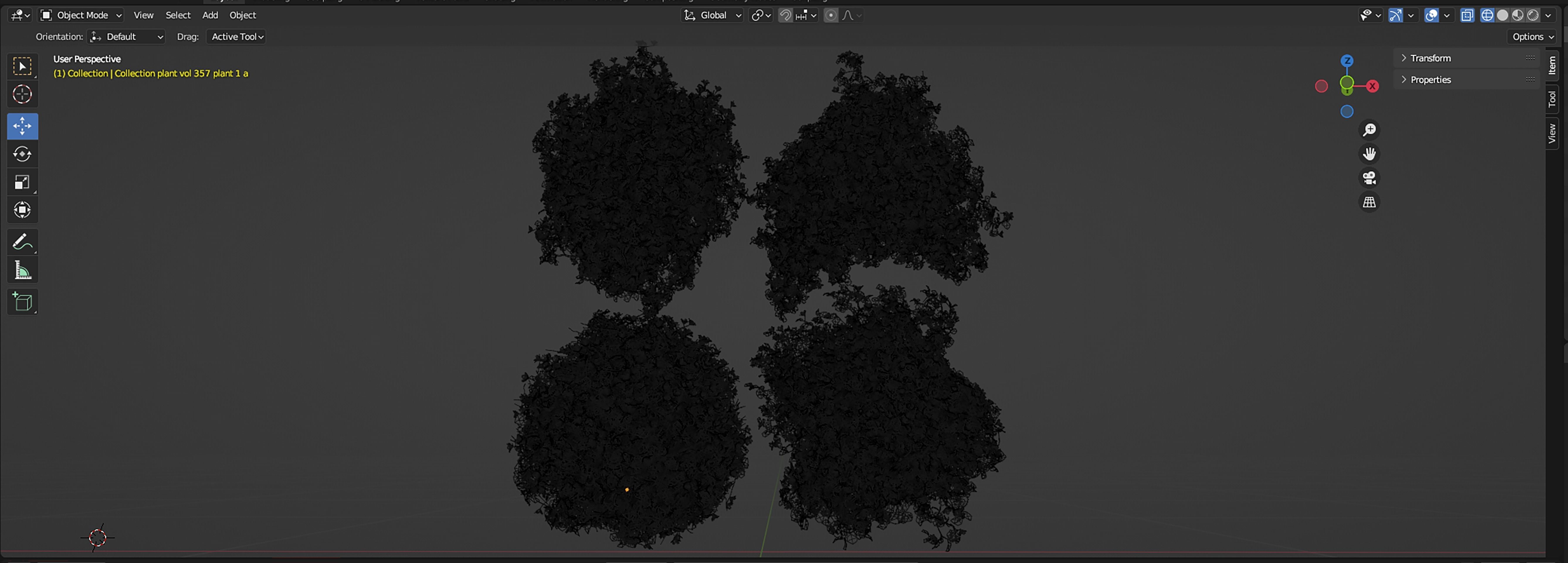 Collection plant vol 357 - blender model  3D model_7