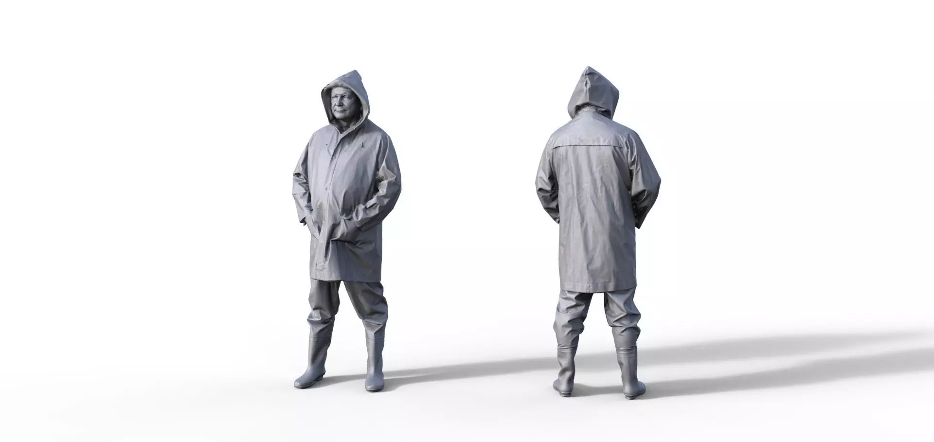 Figure Schorsch for fishing boat ship model Typ B 3D print model_0