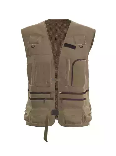 War Gaming Vest Suite for Game Character 3D model