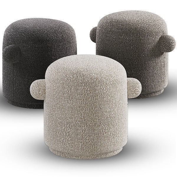 Puffs Fahri Mozu Orsetto 3D model_1