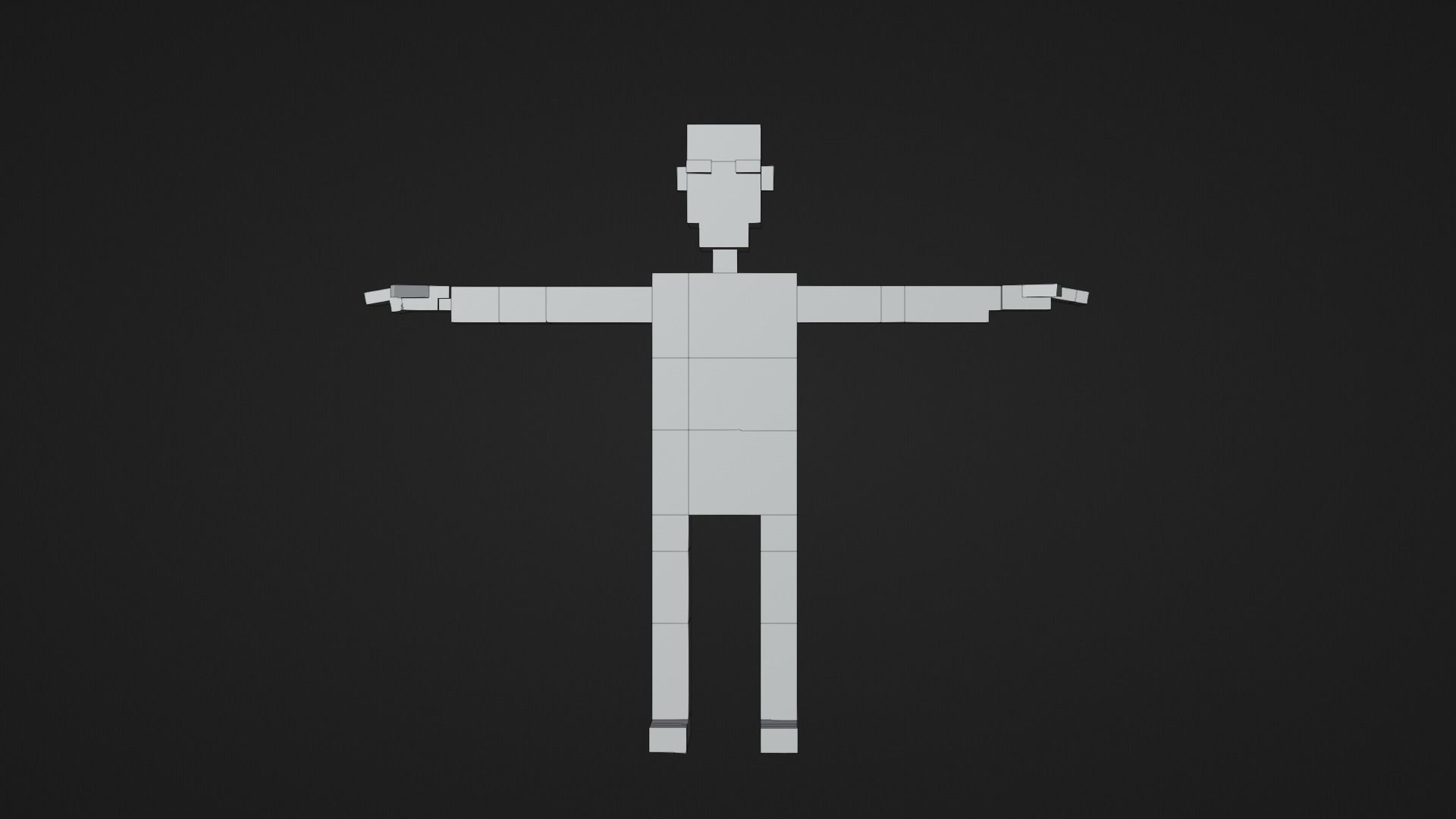 CIVILIANS 6 VOXEL CHARACTER Low-poly 3D model_7