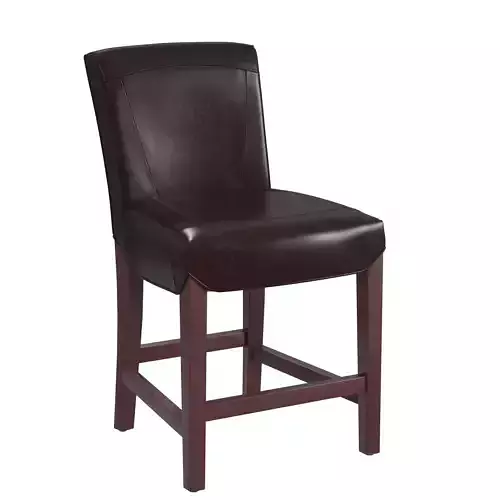 dark leather armchair 