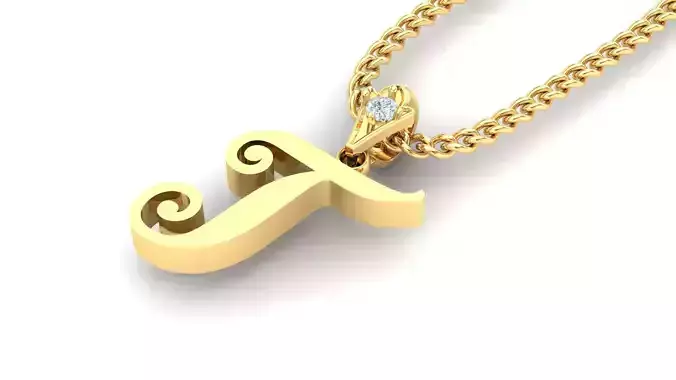 T Letter Version 3 3D print model T Letter Version 3 3D print model