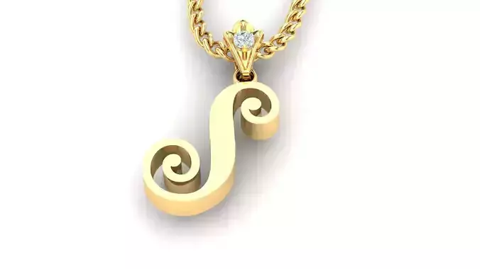 S Letter Version 3 3D print model S Letter Version 3 3D print model