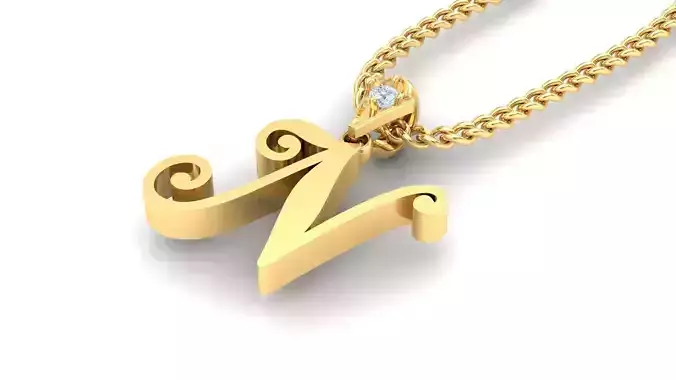 N Letter Version 3 3D print model N Letter Version 3 3D print model