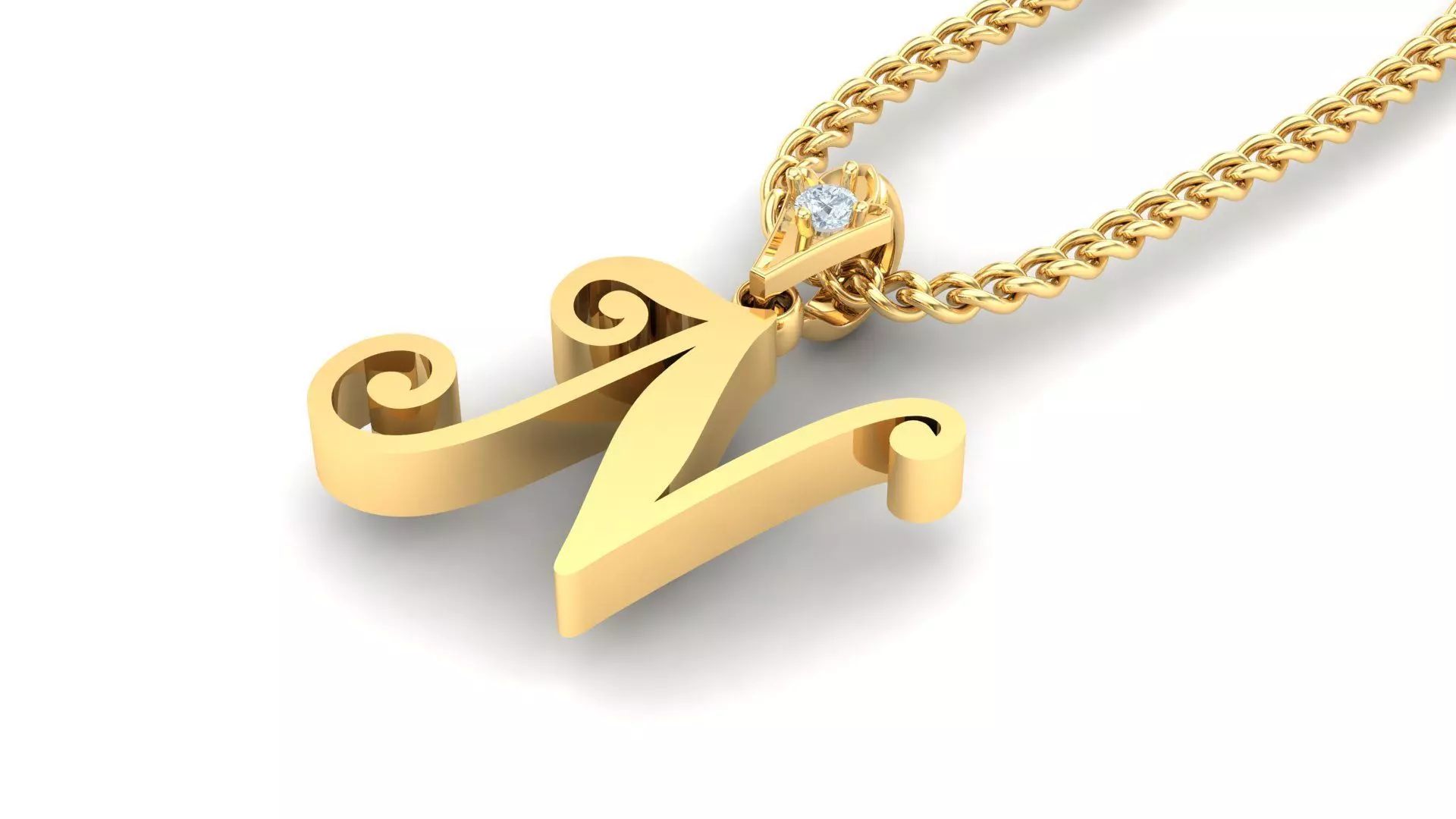 N Letter Version 3 3D print model_0