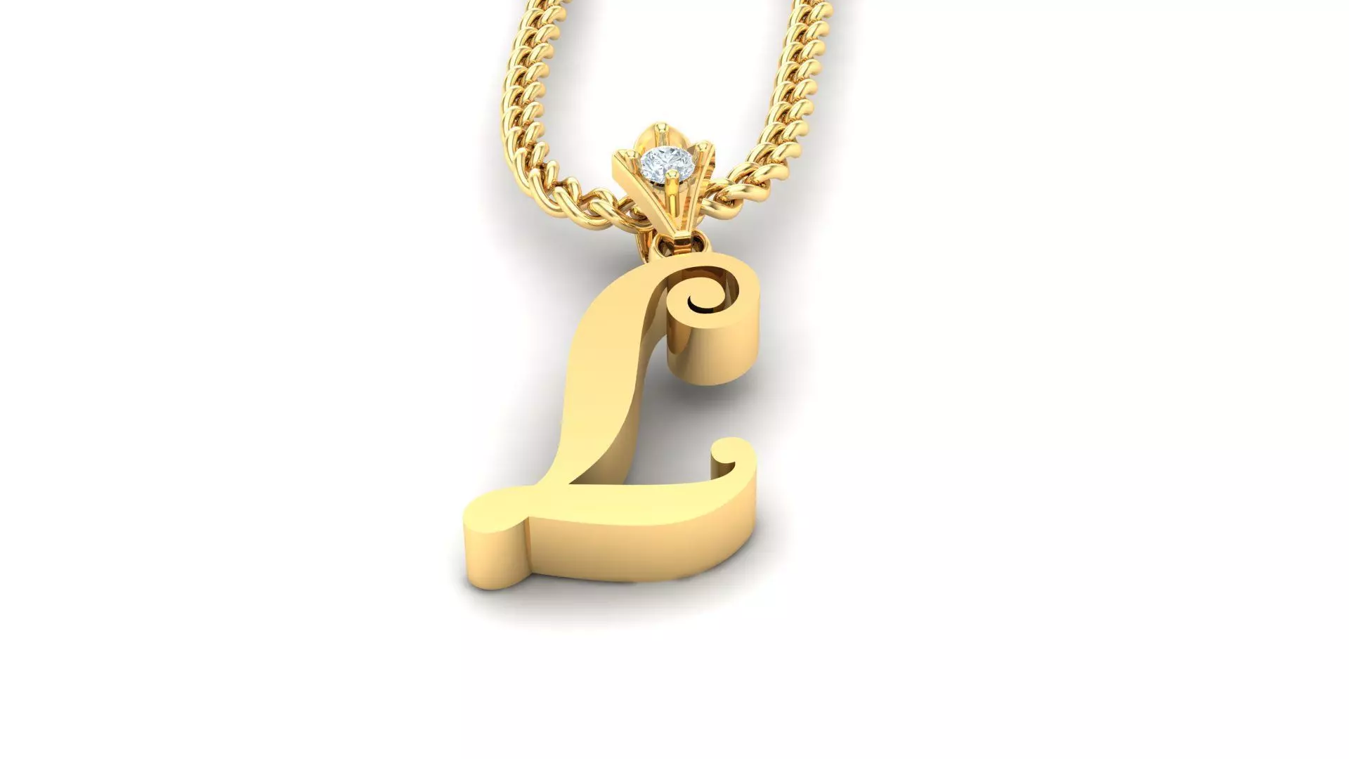 L Letter Version 3 3D print model_0