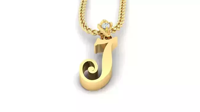 J Letter Version 3 3D print model J Letter Version 3 3D print model