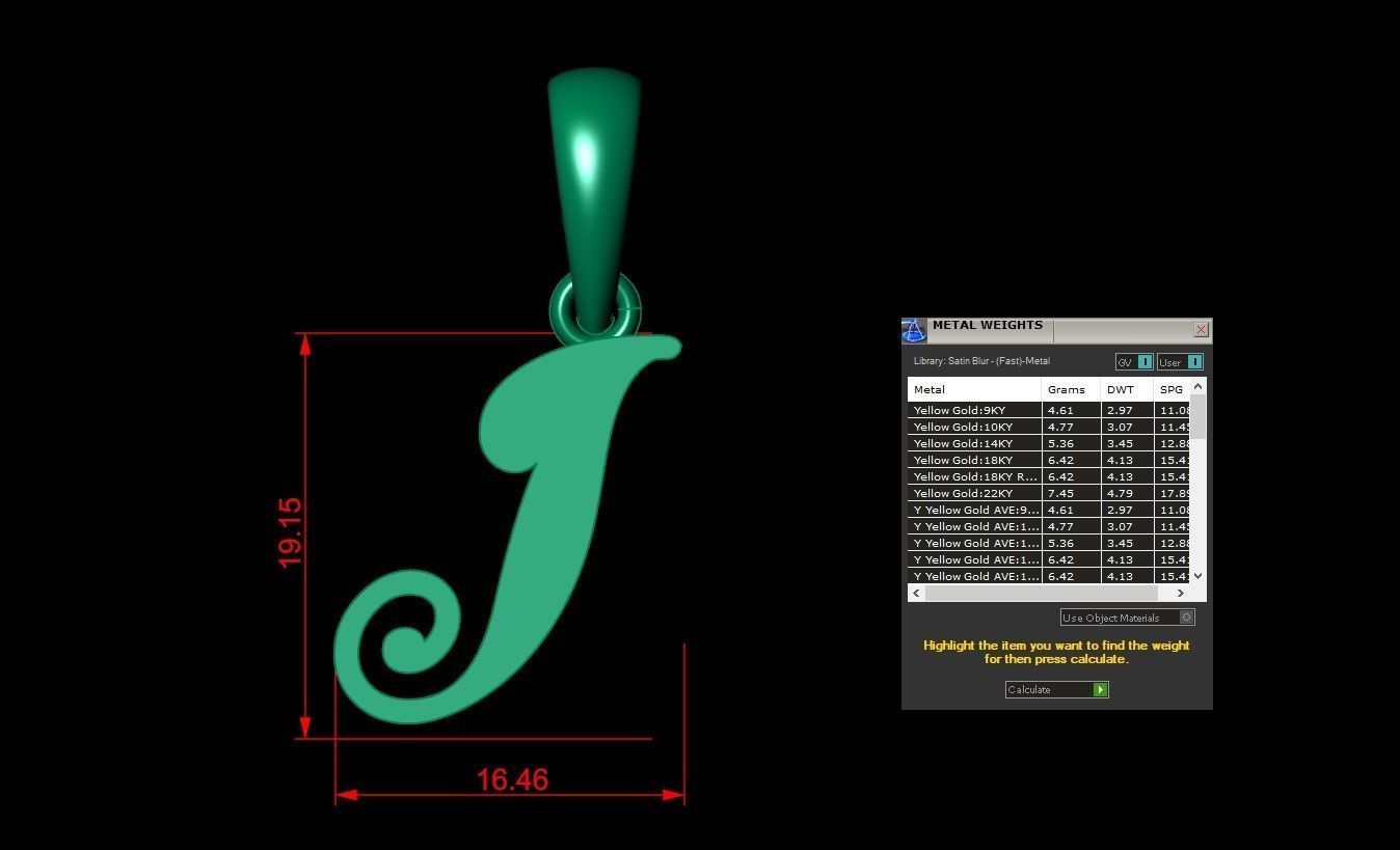 I Letter Version 3 3D print model_1