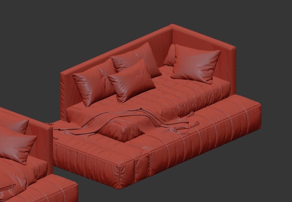 Child bed 3D model_6