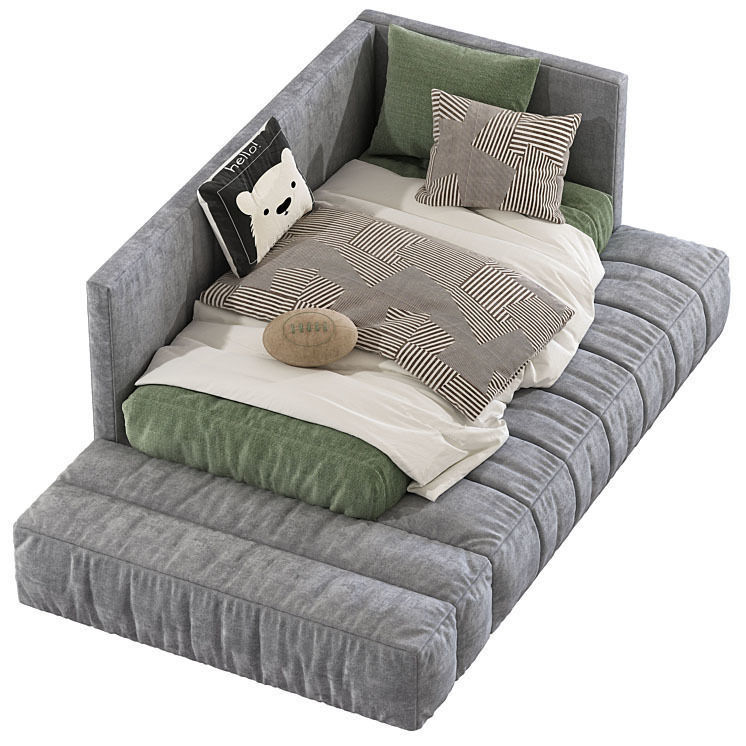 Child bed 3D model_1