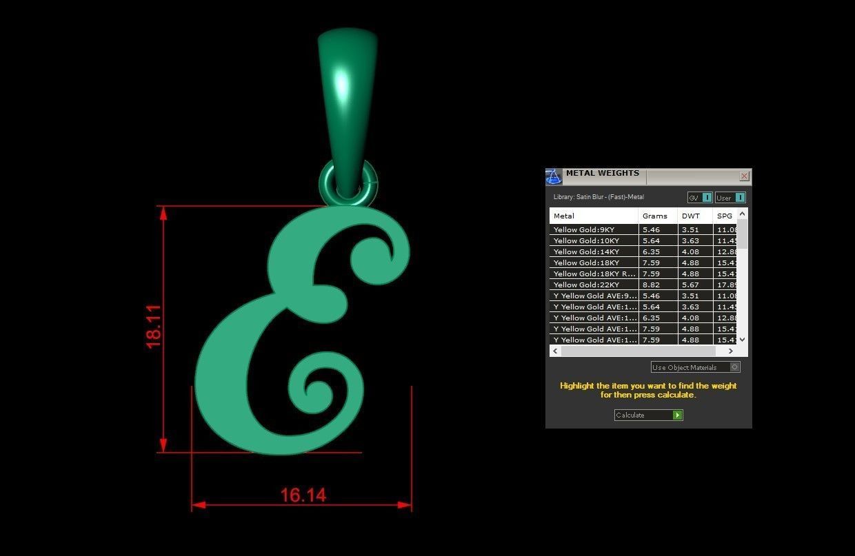 E Letter Version 3 3D print model_1