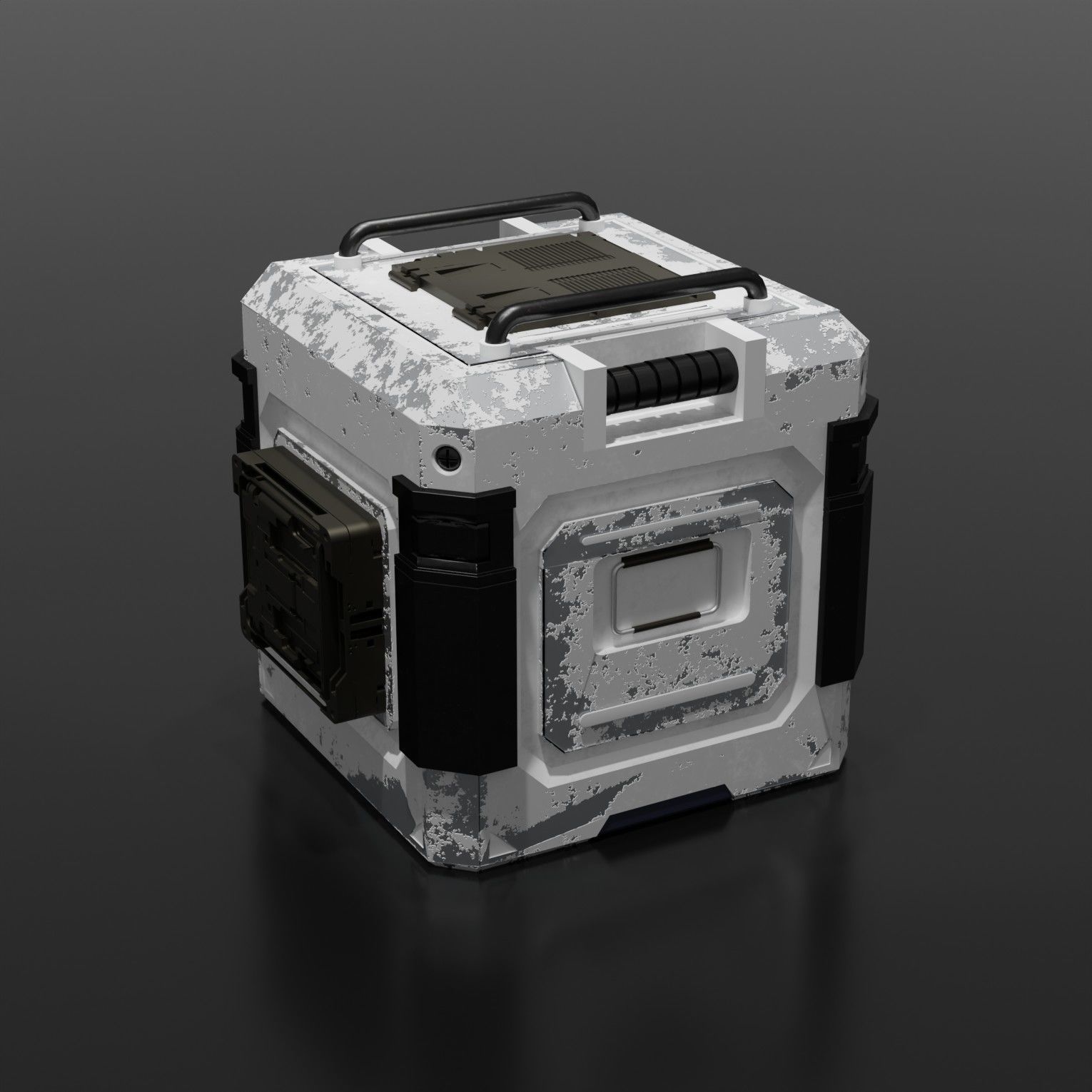 Sci-Fi Box Futuristic 3D model_5