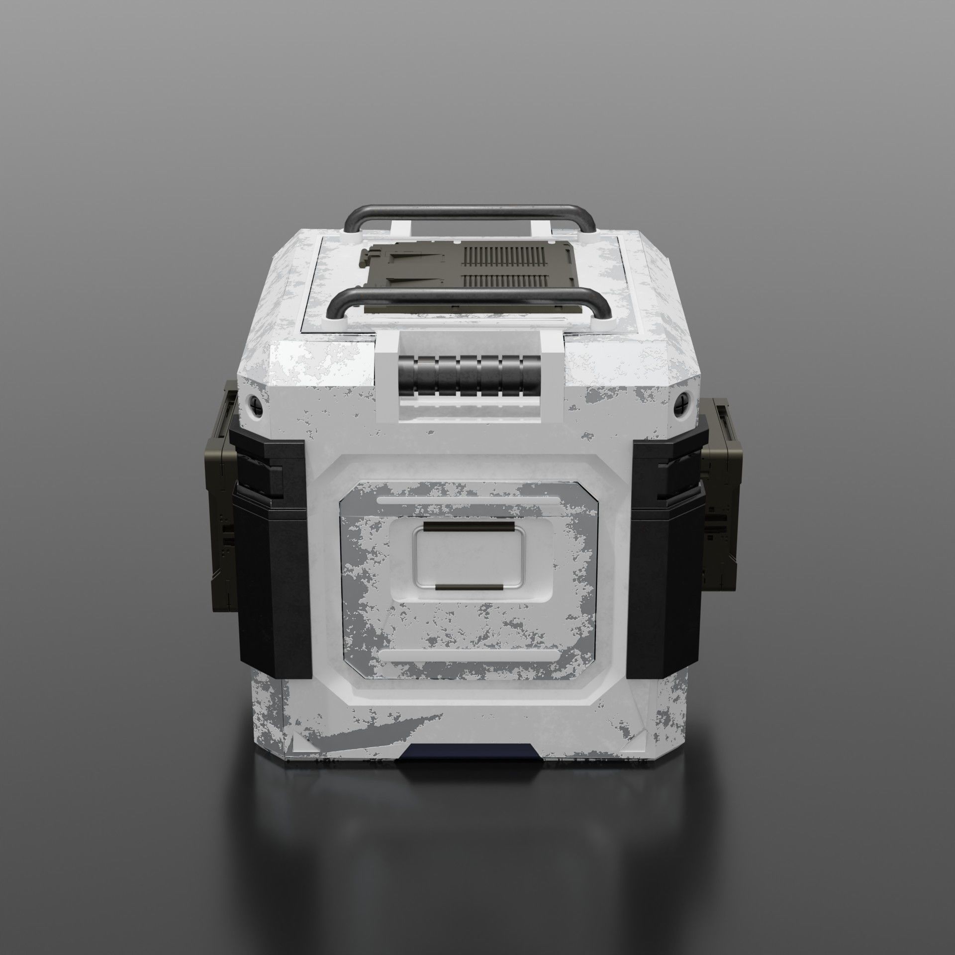 Sci-Fi Box Futuristic 3D model_2