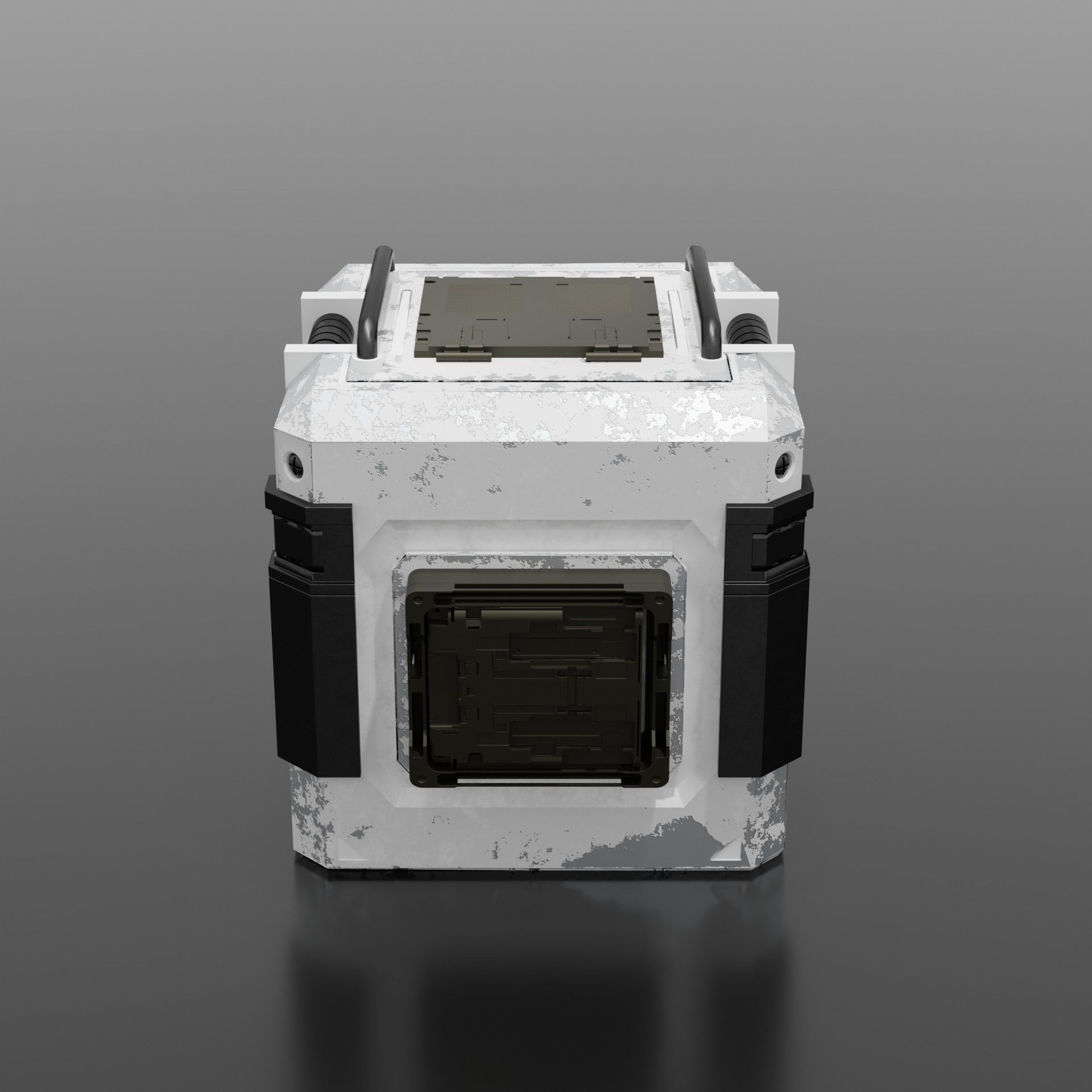Sci-Fi Box Futuristic 3D model_1