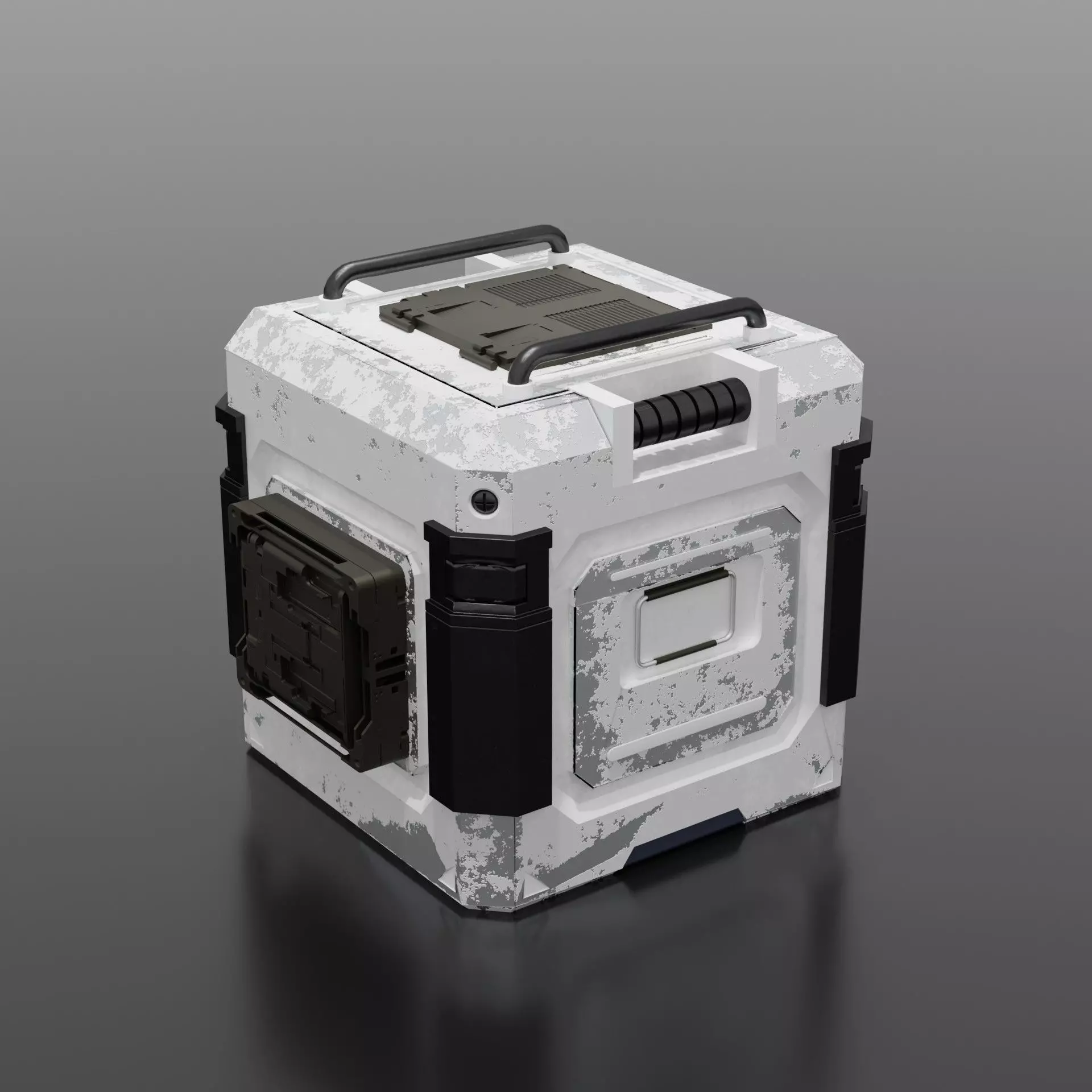 Sci-Fi Box Futuristic 3D model_0
