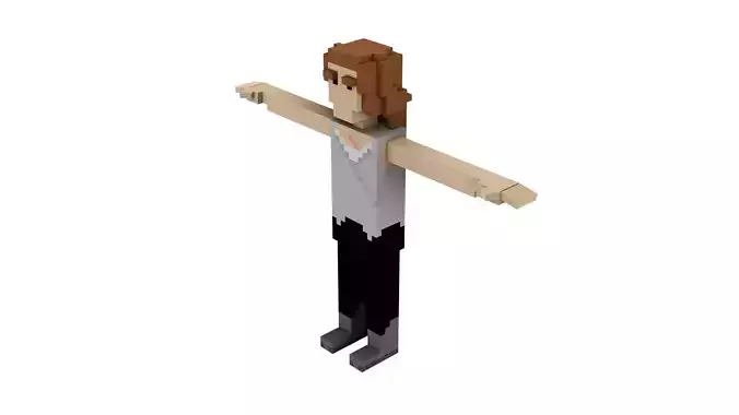 CIVILIANS 10 VOXEL CHARACTER