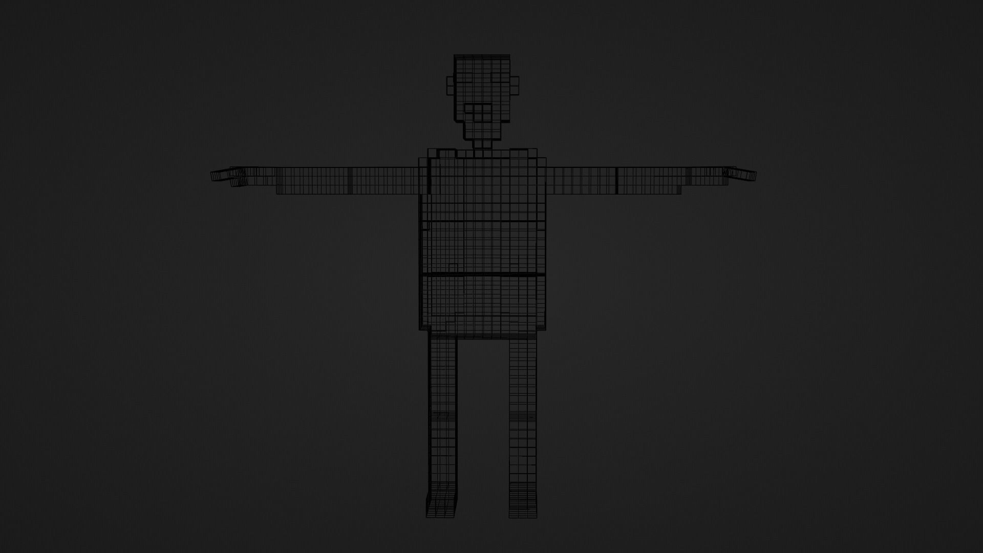 MOTORCYLES CLUB VOXEL CHARACTER Low-poly 3D model_7