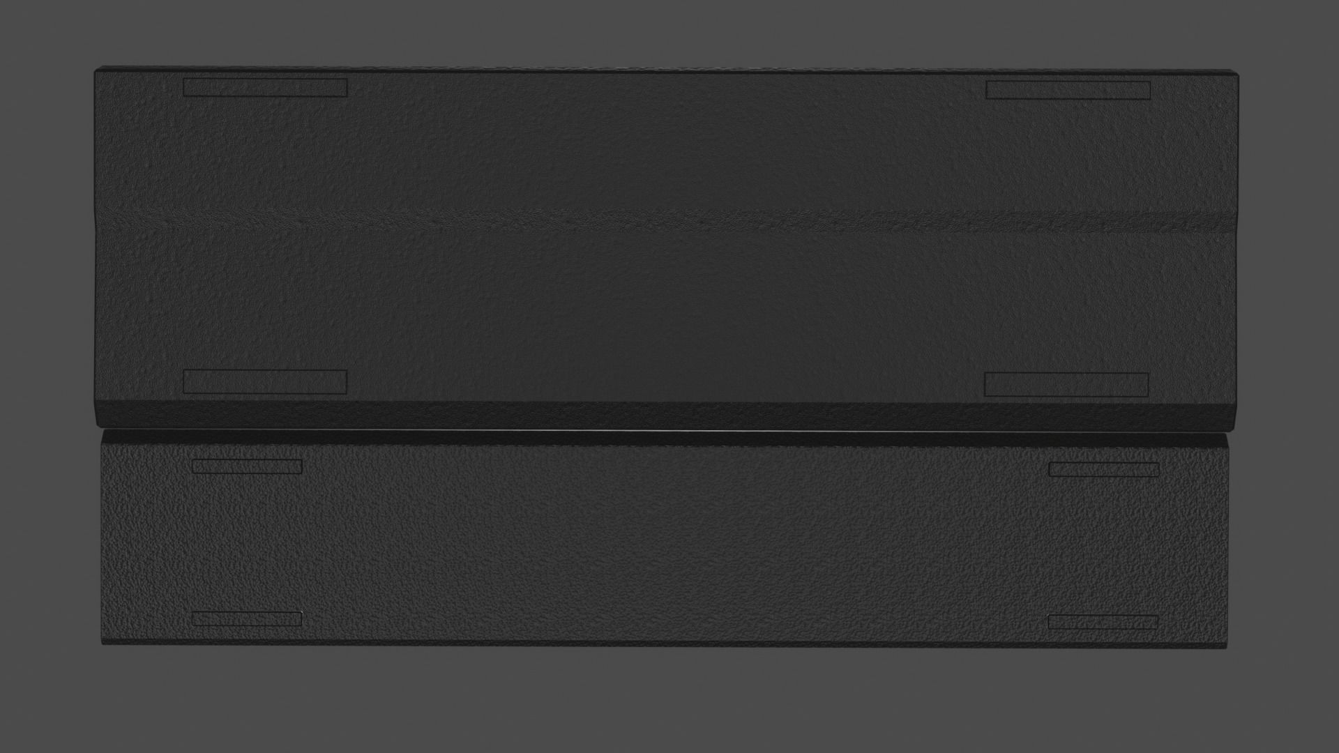 Generic Gamer Keyboard Low-poly 3D model_8