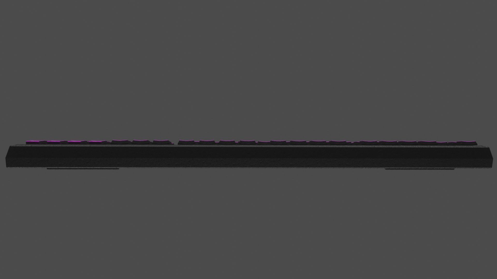 Generic Gamer Keyboard Low-poly 3D model_21