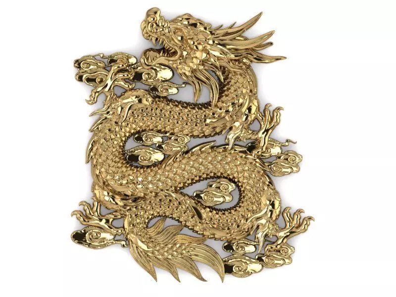 Dragon 9 Asia Reliefs Free 3D print model