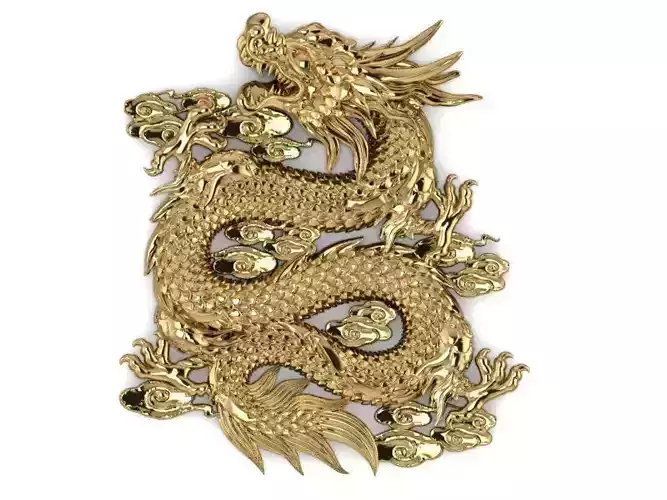 Dragon 9 Asia Reliefs Free 3D print model