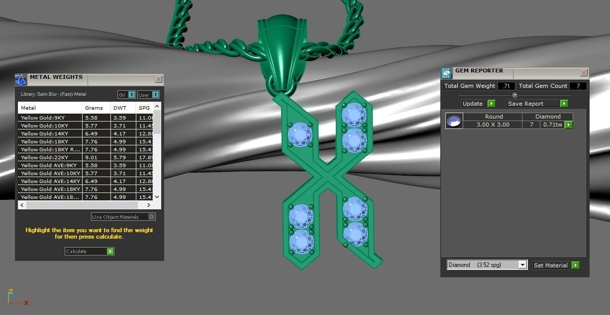 X Letter Pendant Alphabet Version 5 3D print model_7