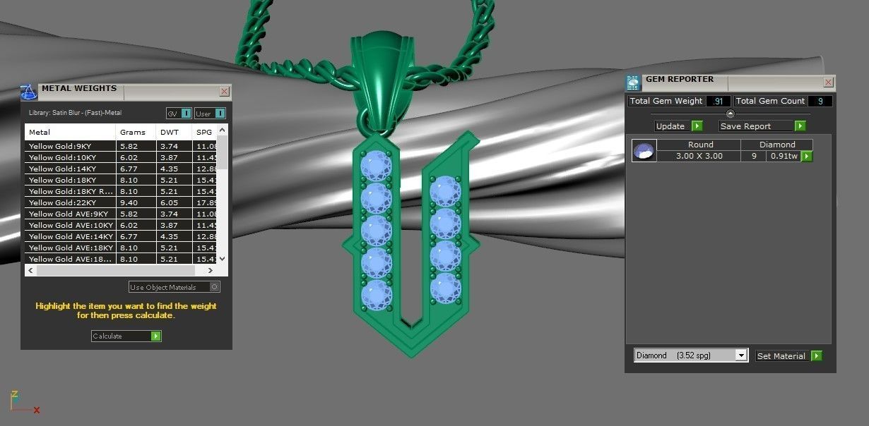 V Letter Pendant Alphabet Version 5 3D print model_1