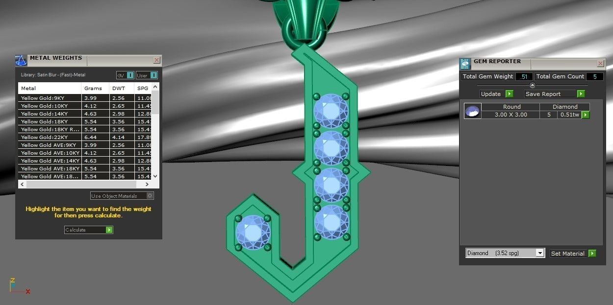 J Letter Pendant Alphabet Version 5 3D print model_1