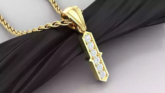 I Letter Pendant Alphabet Version 5 3D print model