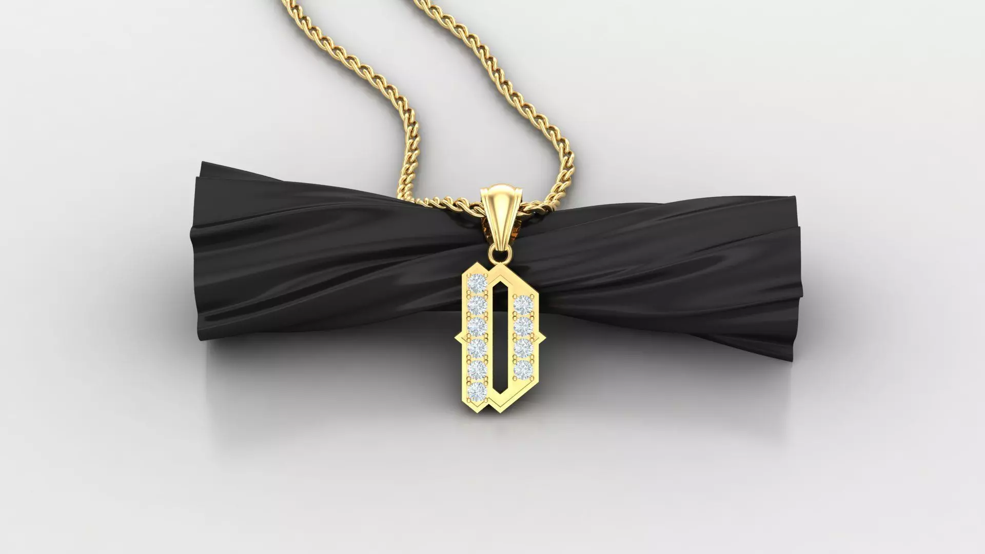 D Letter Pendant Alphabet Version 5 3D print model_0