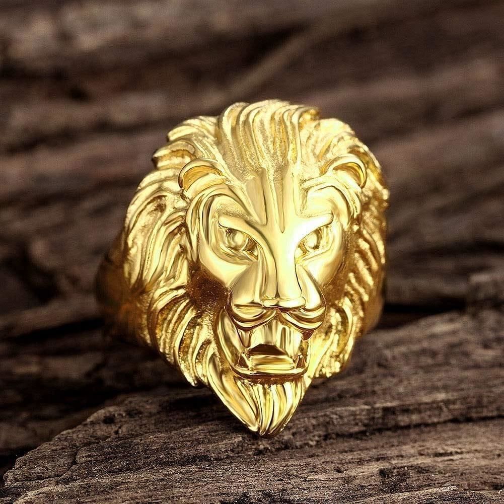 Lion Ring  3D print model_1