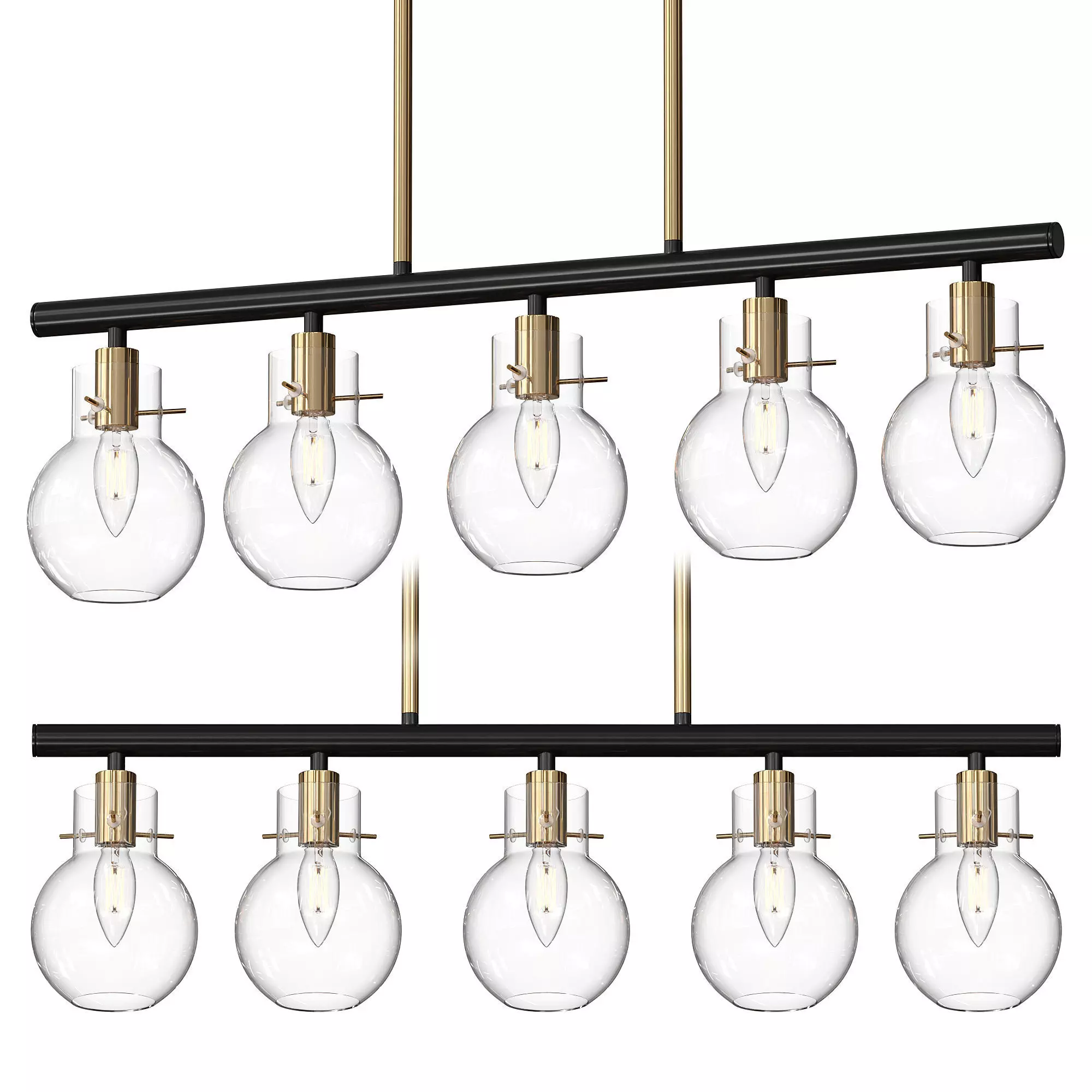 Satilla 5 Light Kitchen 3D model_0