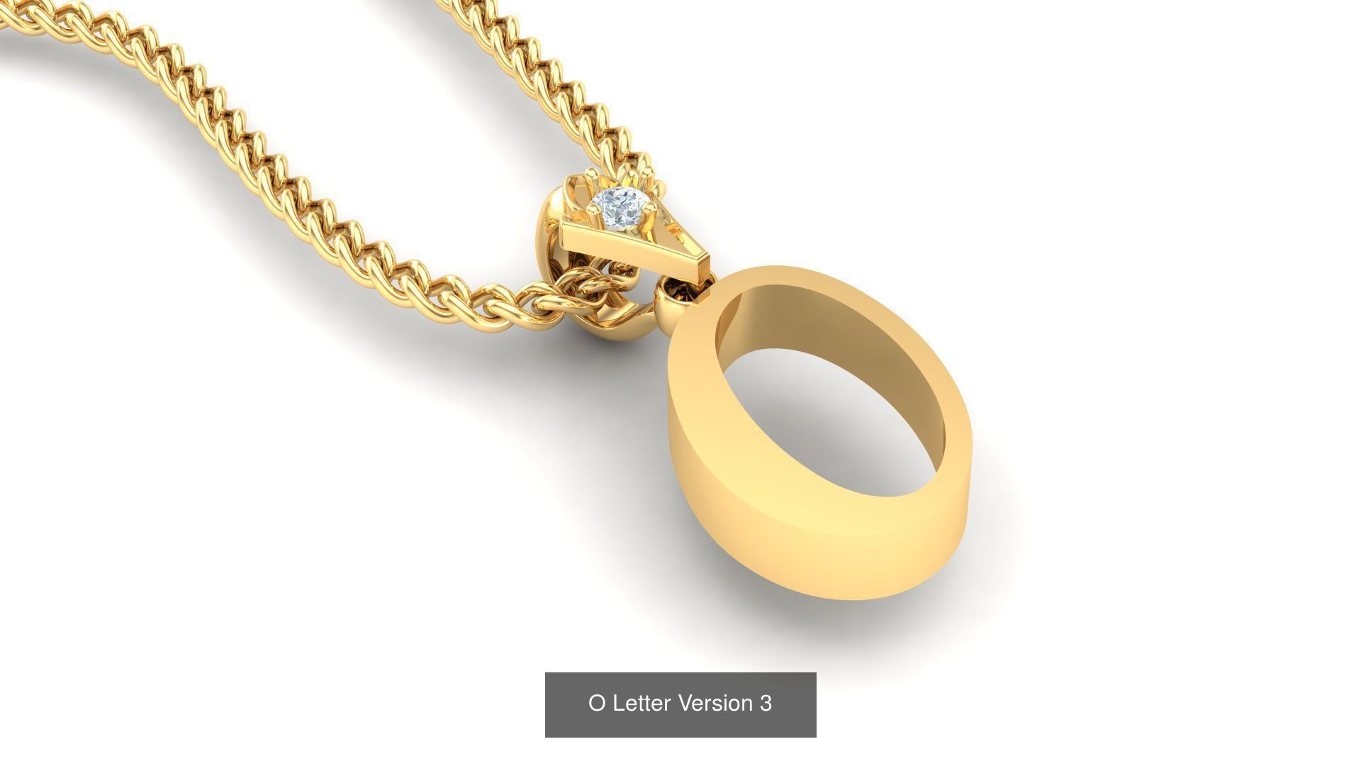 Album Alphabet Letter English Pendant Version 3 3D Model Collection_15