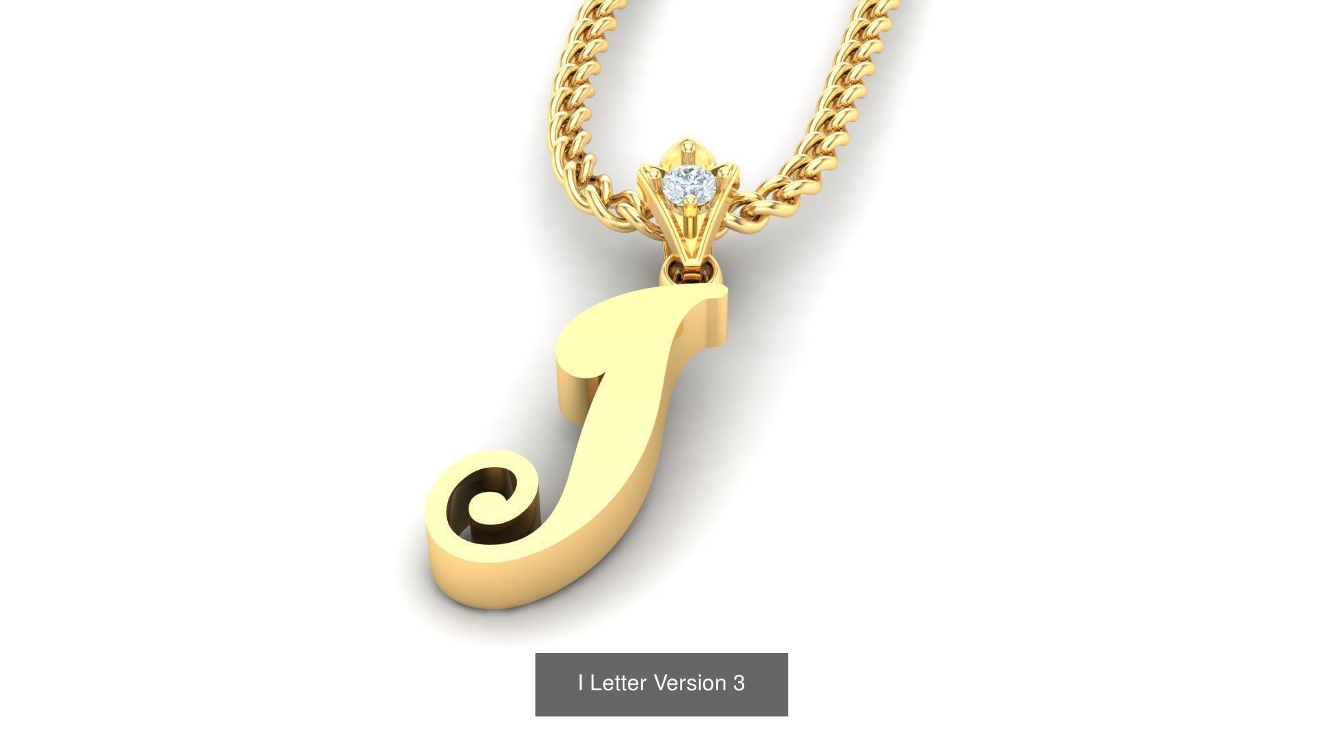 Album Alphabet Letter English Pendant Version 3 3D Model Collection_21