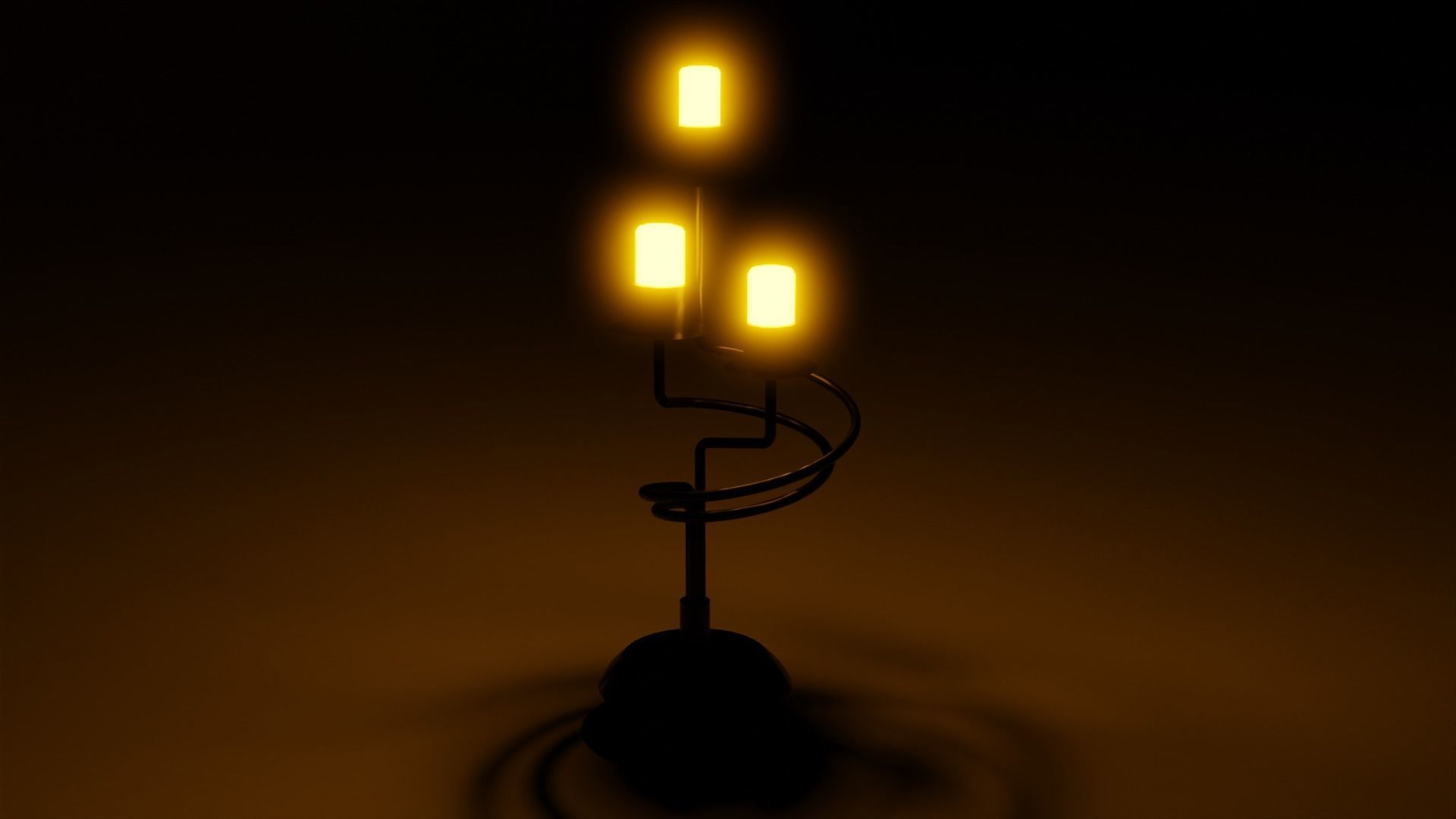 lamp for bedroom 3D model_4