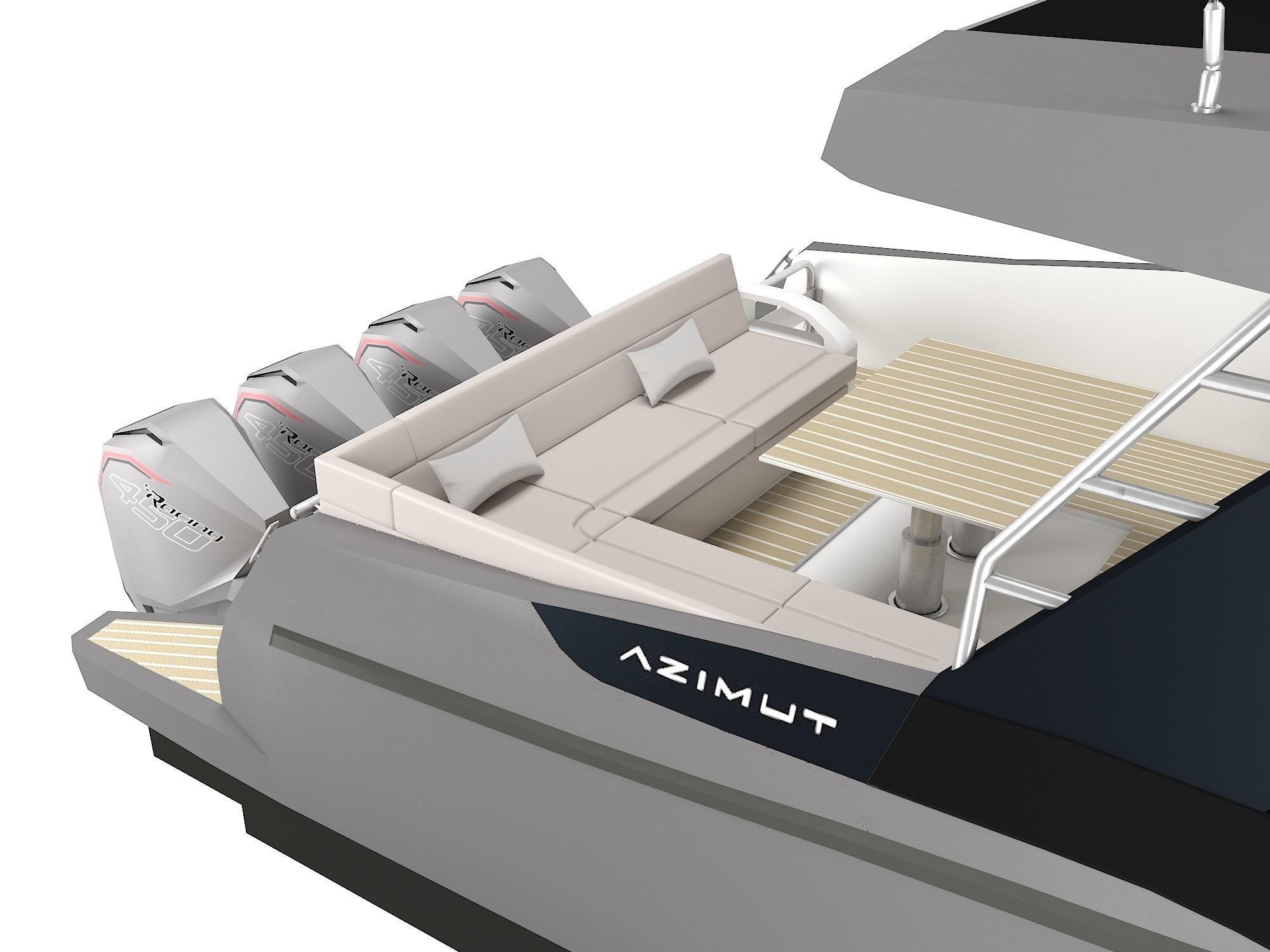 Motor Yacht Azimut Verve 47 3D model_10
