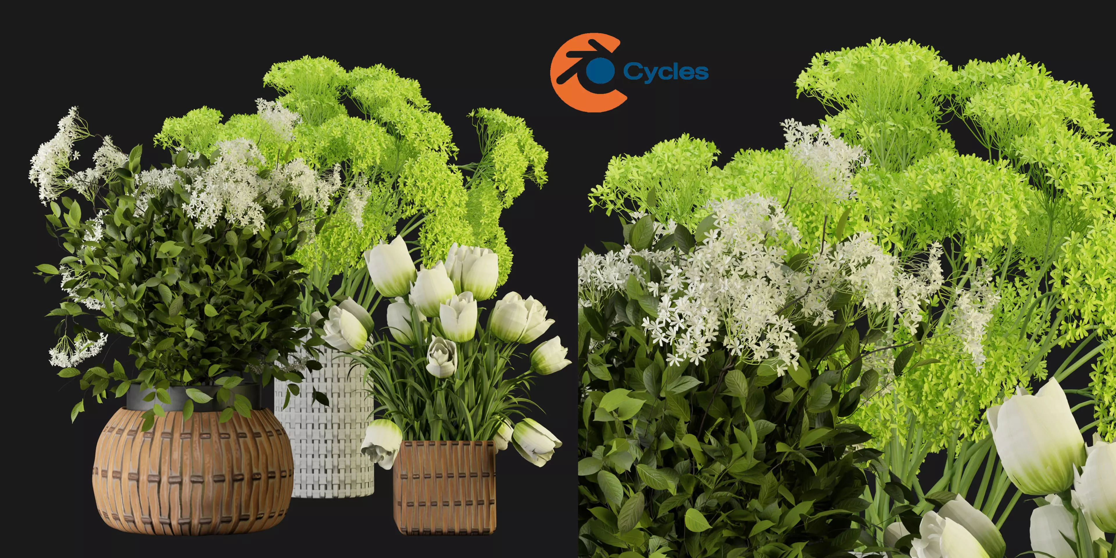 Collection plant vol 365 - blender model 3D model