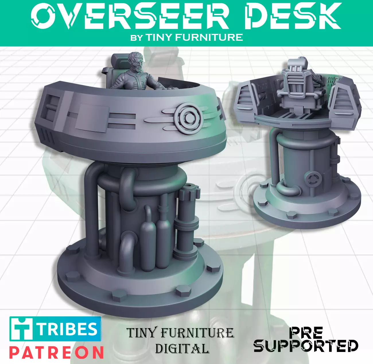 Overseer Desk 3D print model