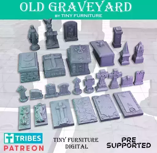 Old Graveyard 3D print model